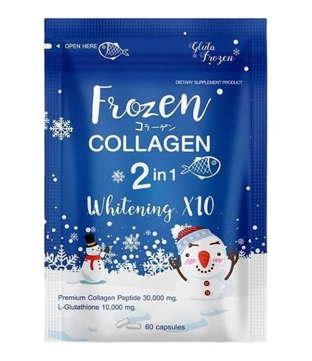 GLUTA FROZEN | COLLAGEN 2 IN 1 WHITENING X10